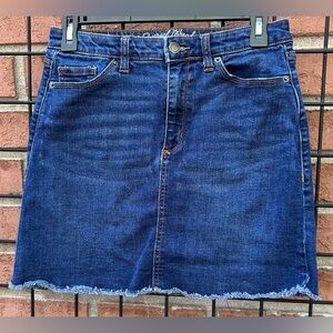 Universal Thread Blue Denim Mini Skirt